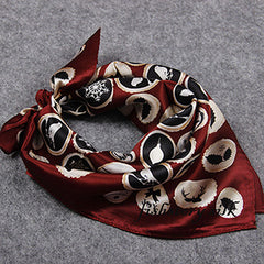 fishstory pure silk dot bird sports men scarves head wear handkerchief headscarf cycling free shipping