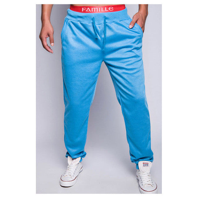5-color Men's sweatpants 2017 new men's trousers mens trousers pants joggers pantalon homme four seasons can wear long pants