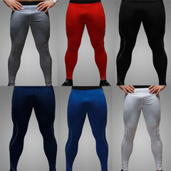 men slim fitness leggings wear compress pants high strech mallas mujer free shipping