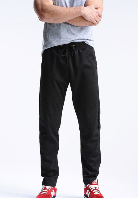 Big Size 4XL New Design Joggers SweatPants Men Delicacy Workout Full Black Length Pants Casual Exercise Wear Classic Trousers