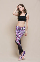 2016 Women Lady Activewear Legging Winter light purple Pants  Autumn High Waist Legging Soft jeggins