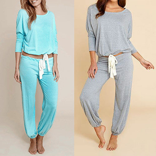 Women's Fashion Activewear Sweatshirt Harem Pants  Two-piece Track Suit