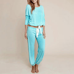 Women's Fashion Activewear Sweatshirt Harem Pants  Two-piece Track Suit