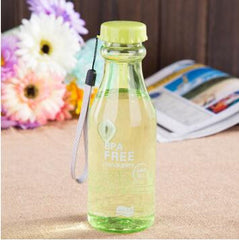 Portable 550mL BPA Free Leakproof Unbreakable Travel My Drink Water Bottle Yoga  Running Camping Outdoor Biking Sport