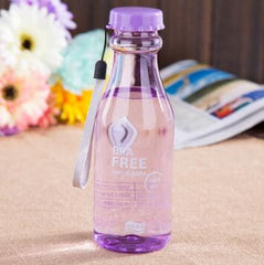 Portable 550mL BPA Free Leakproof Unbreakable Travel My Drink Water Bottle Yoga  Running Camping Outdoor Biking Sport