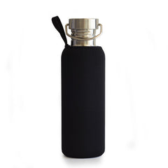 Brushed Stainless Steel Sports Water Bottle Flask with Sleeve for Travel Camping Hiking Cycling Fishing Yoga 750mL 25oz