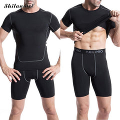 T Shirt Long Sleeve Sport Set Sleepwear Quick Dry Slim Fit Fitness For Men Top Sexy Tops Tees Hygroscopic 2016 New Tight Elastic
