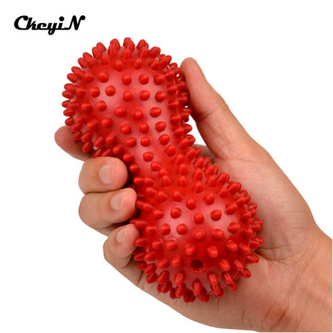 Peanut Yoga Spiky Massage Massager Ball Relieve Tension Relax Muscles Trigger Point Therapy Massage Ball Health Care Tools